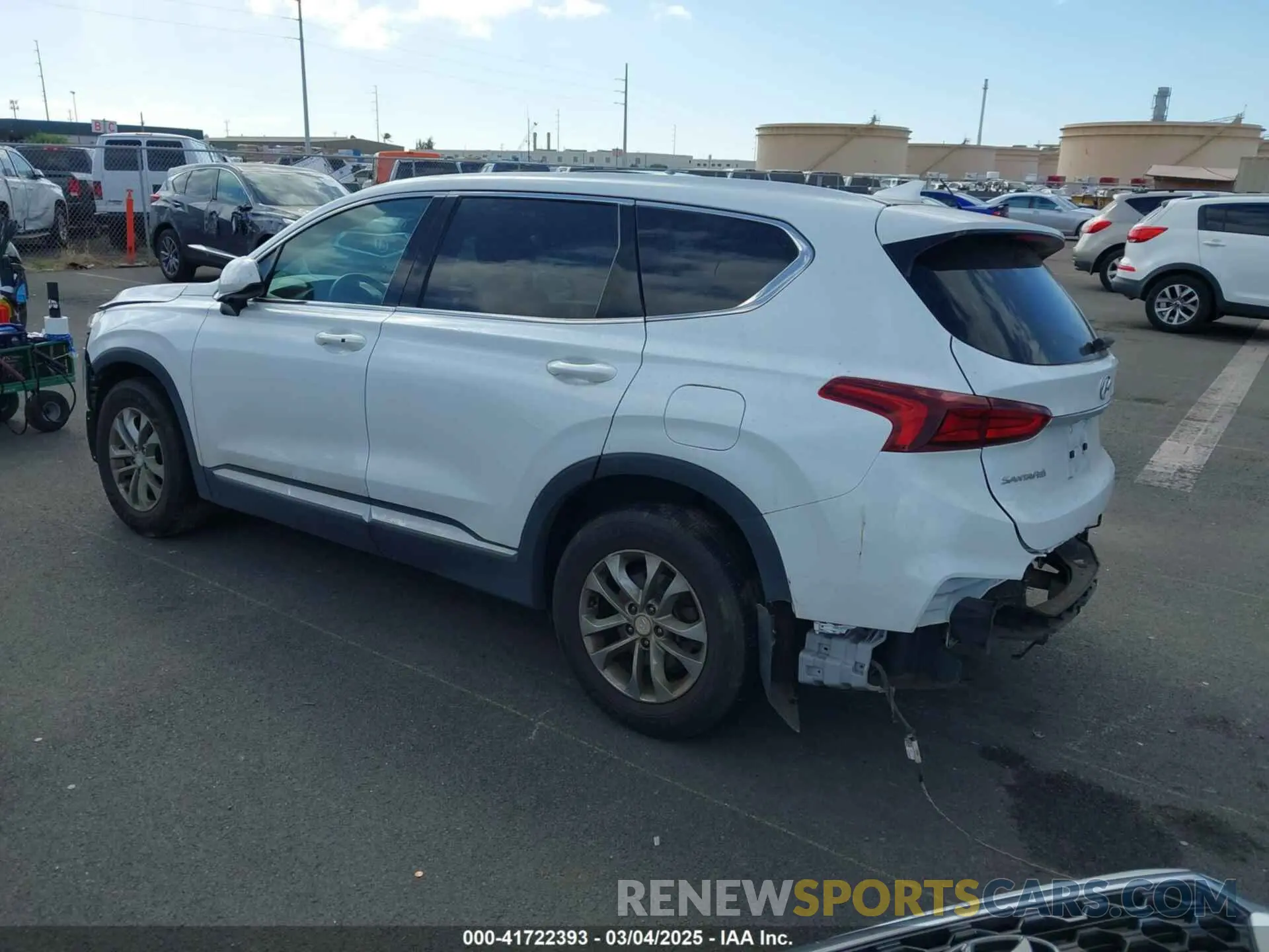 3 fotografías del automóvil dañado 5NMS33AD8LH215441 HYUNDAI SANTA FE 2020