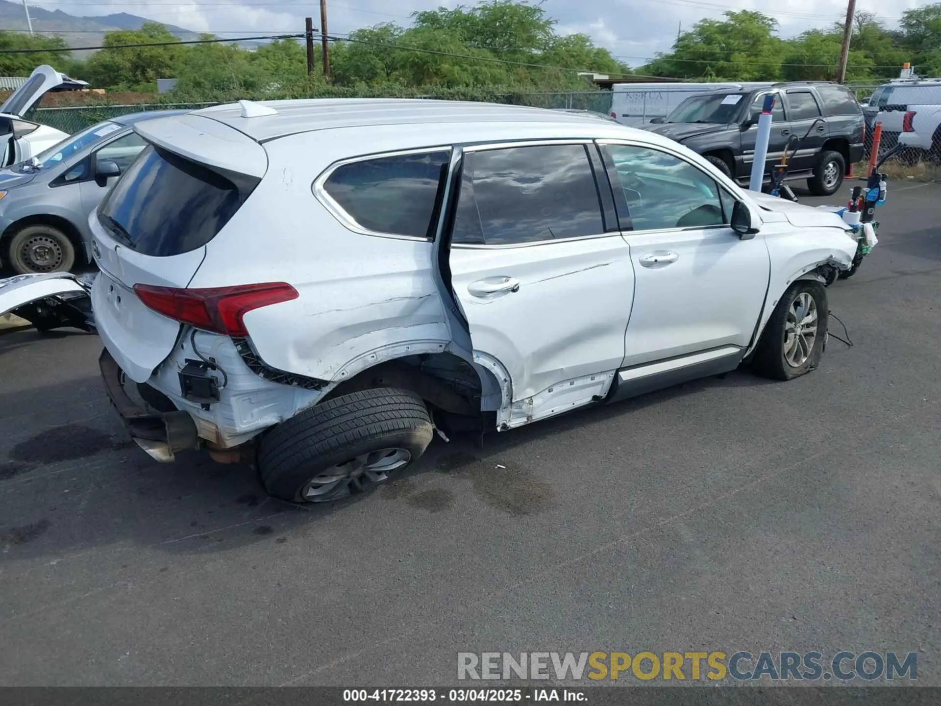 4 fotografías del automóvil dañado 5NMS33AD8LH215441 HYUNDAI SANTA FE 2020