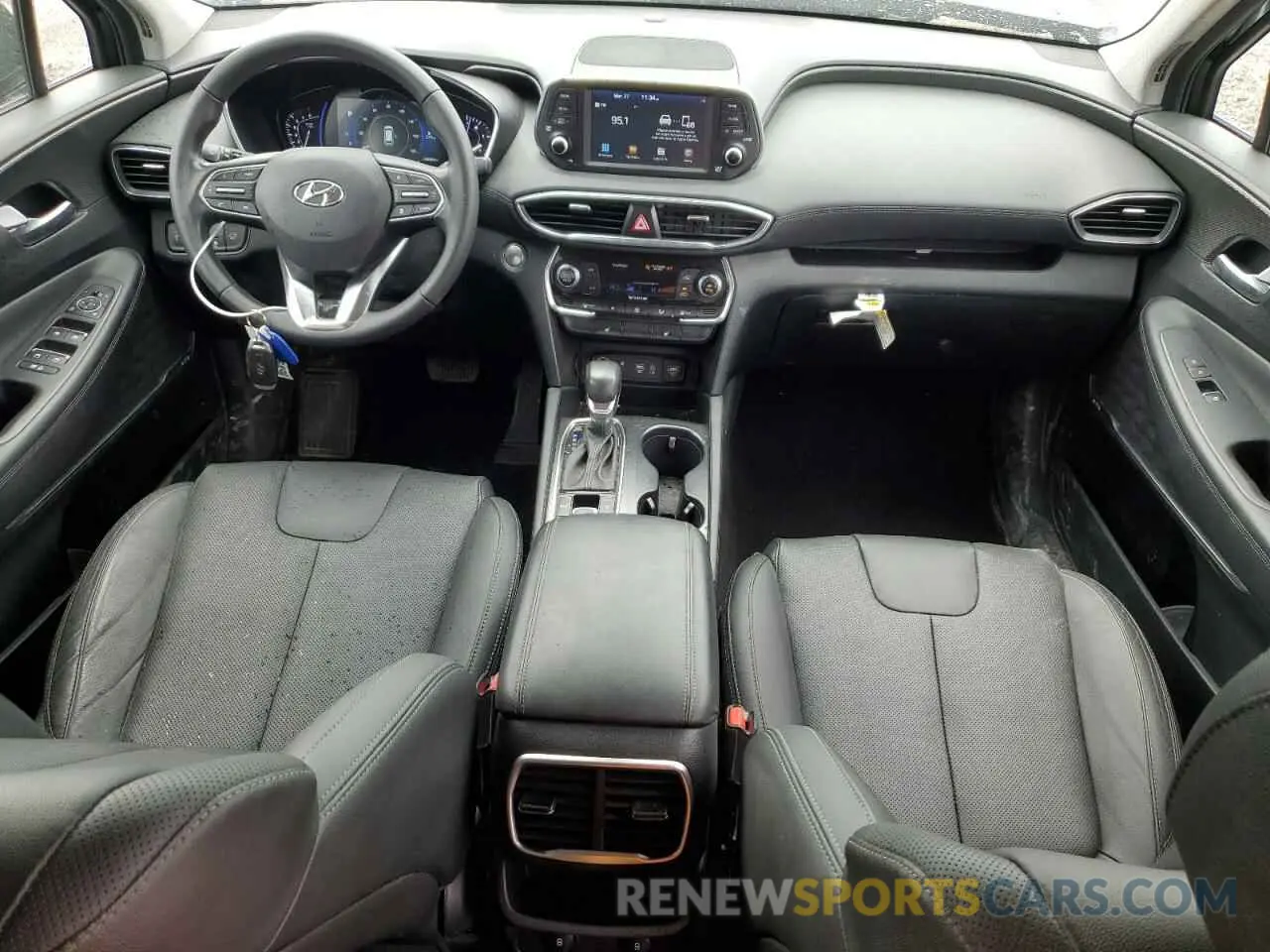 8 fotografías del automóvil dañado 5NMS33AD8LH218419 HYUNDAI SANTA FE 2020
