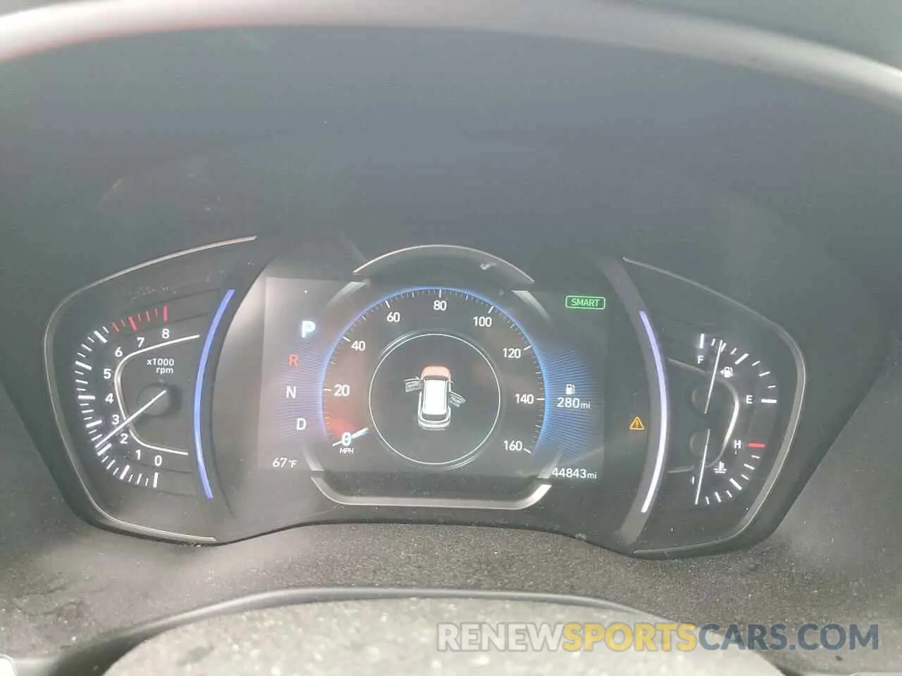 9 fotografías del automóvil dañado 5NMS33AD8LH218419 HYUNDAI SANTA FE 2020