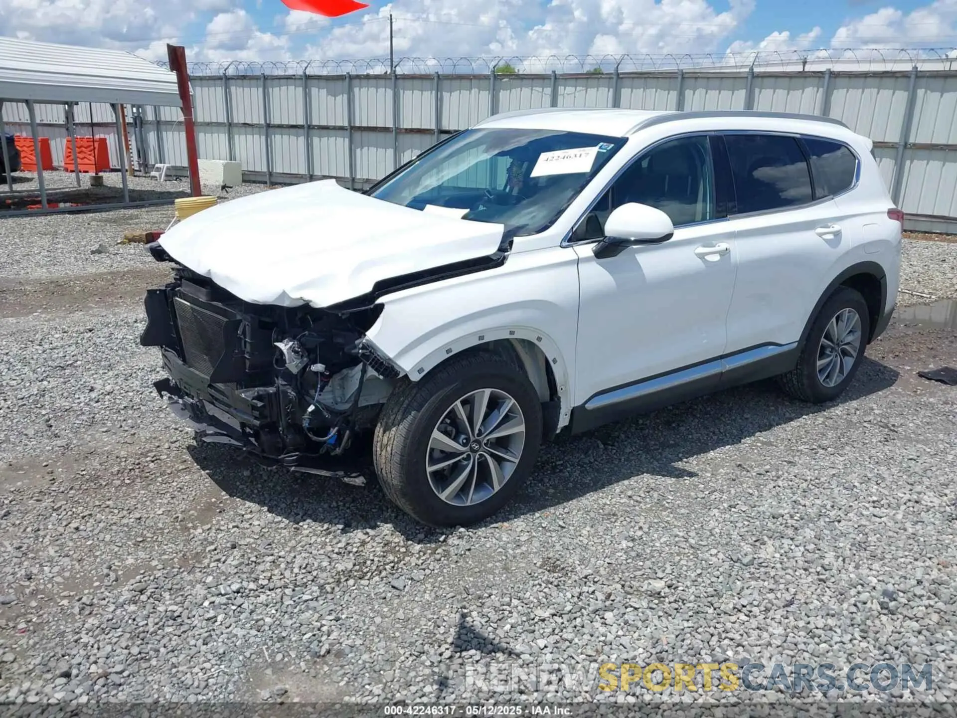 2 fotografías del automóvil dañado 5NMS33AD8LH266650 HYUNDAI SANTA FE 2020