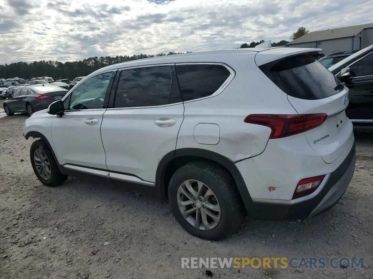 2 fotografías del automóvil dañado 5NMS33AD8LH280547 HYUNDAI SANTA FE 2020