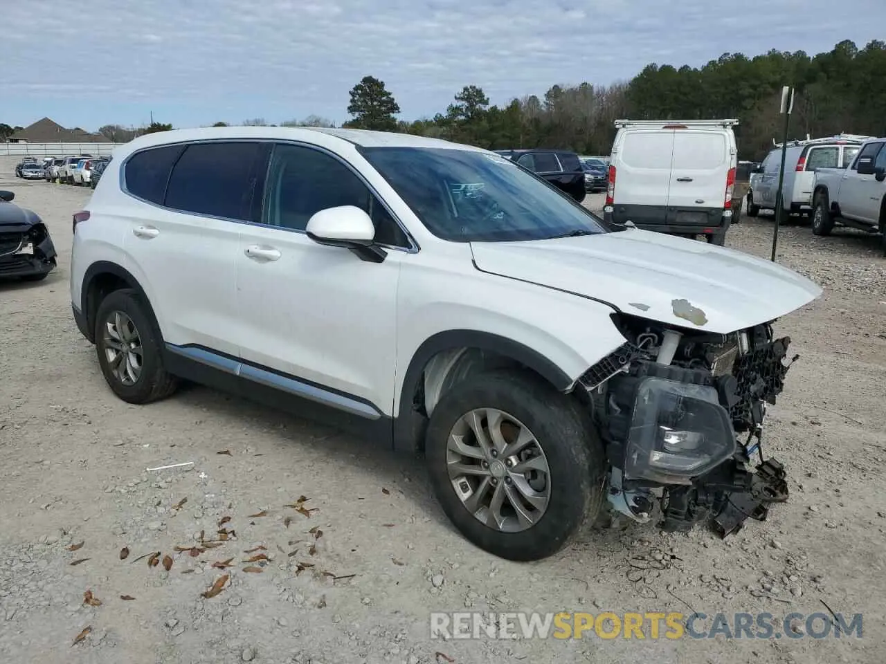 4 fotografías del automóvil dañado 5NMS33AD8LH280547 HYUNDAI SANTA FE 2020