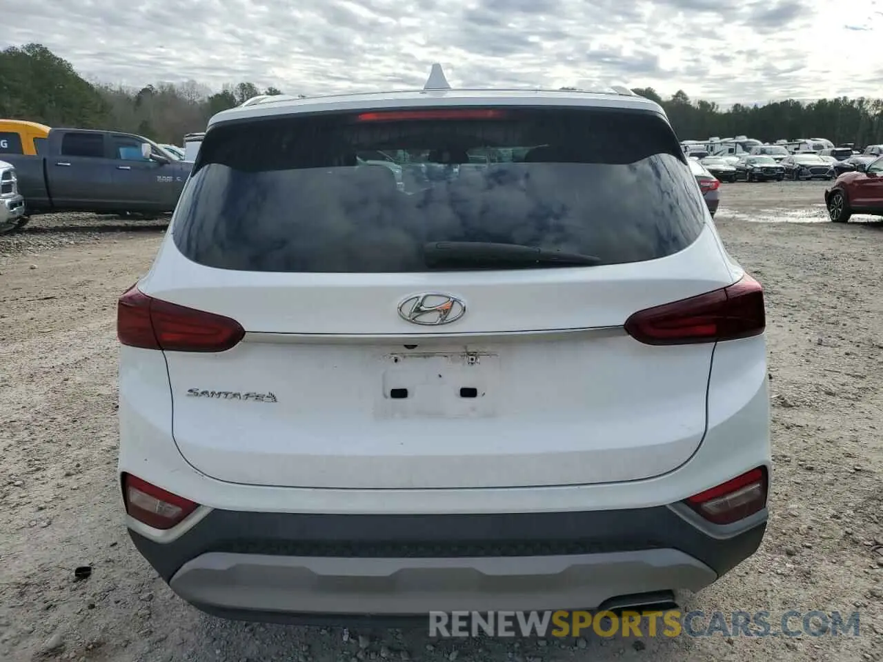 6 fotografías del automóvil dañado 5NMS33AD8LH280547 HYUNDAI SANTA FE 2020