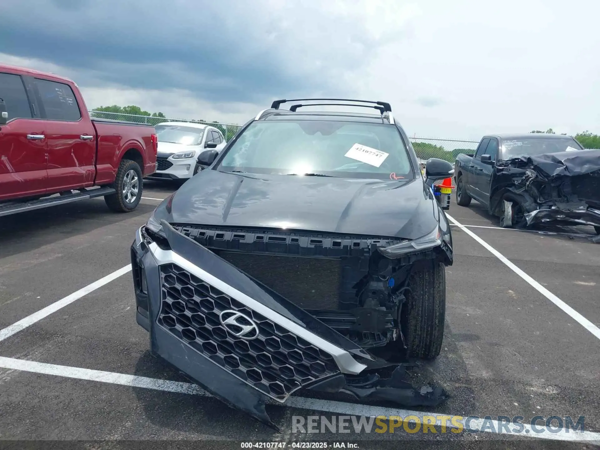 11 fotografías del automóvil dañado 5NMS33AD8LH294786 HYUNDAI SANTA FE 2020