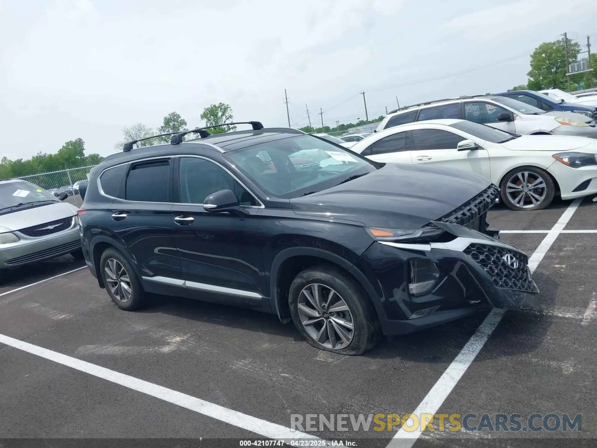 12 fotografías del automóvil dañado 5NMS33AD8LH294786 HYUNDAI SANTA FE 2020
