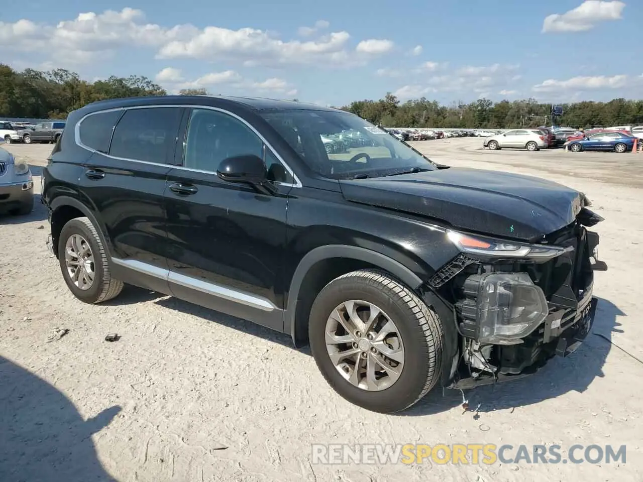 4 fotografías del automóvil dañado 5NMS33AD9LH239019 HYUNDAI SANTA FE 2020