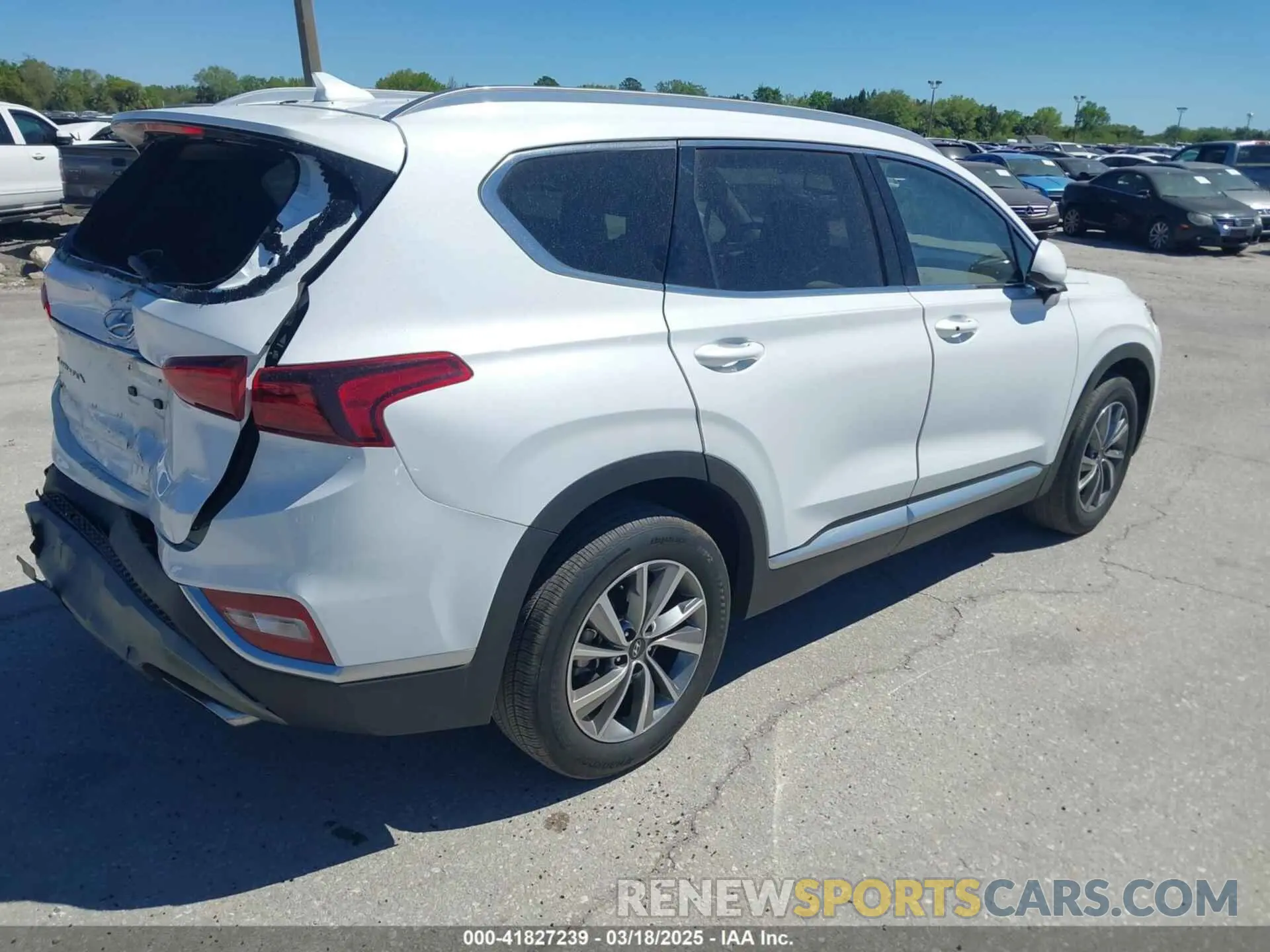 4 fotografías del automóvil dañado 5NMS33AD9LH243166 HYUNDAI SANTA FE 2020