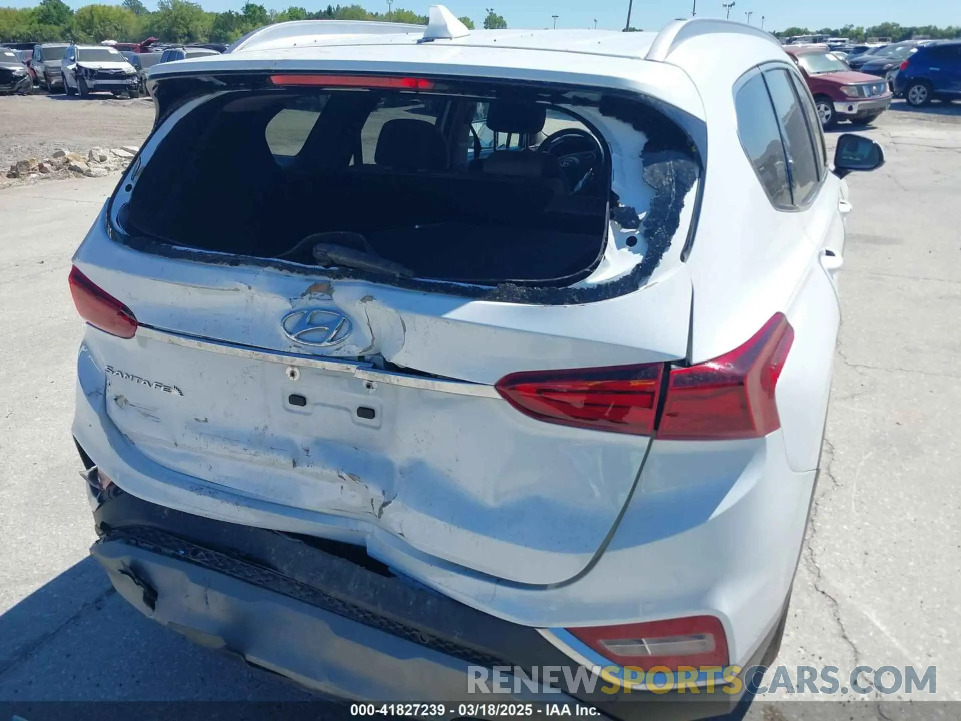 6 fotografías del automóvil dañado 5NMS33AD9LH243166 HYUNDAI SANTA FE 2020