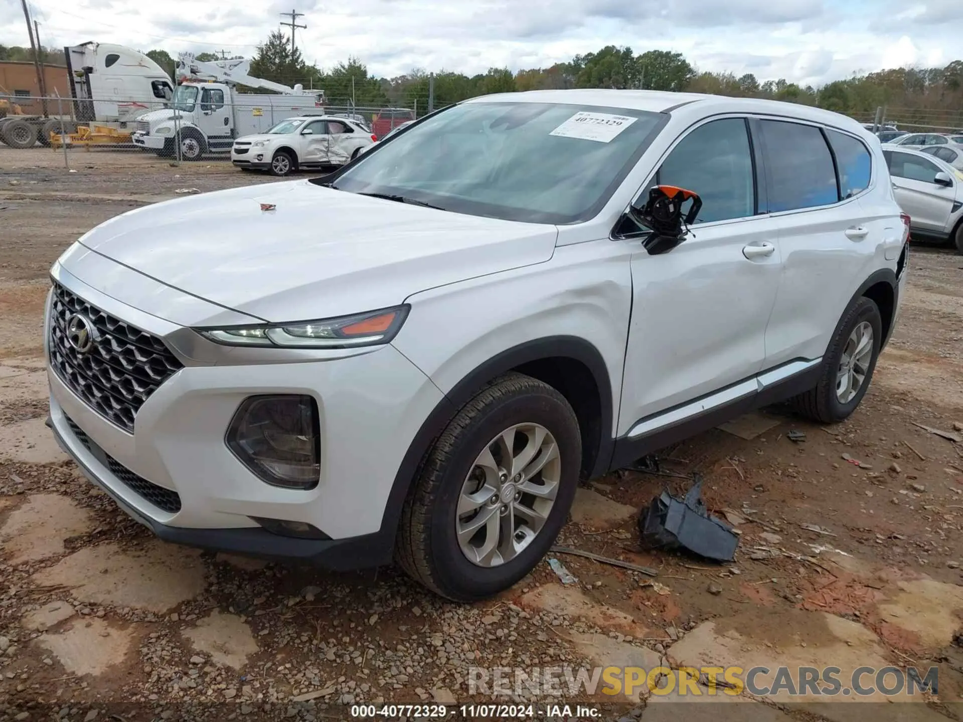 2 fotografías del automóvil dañado 5NMS33AD9LH299253 HYUNDAI SANTA FE 2020