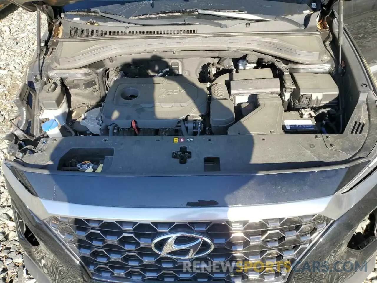 12 fotografías del automóvil dañado 5NMS33ADXLH203873 HYUNDAI SANTA FE 2020