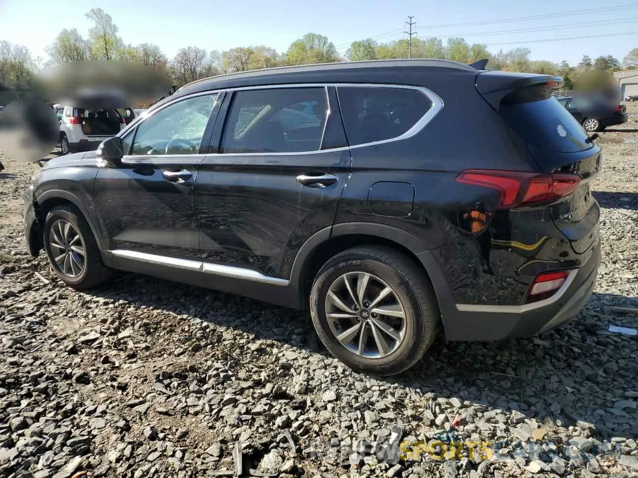2 fotografías del automóvil dañado 5NMS33ADXLH203873 HYUNDAI SANTA FE 2020