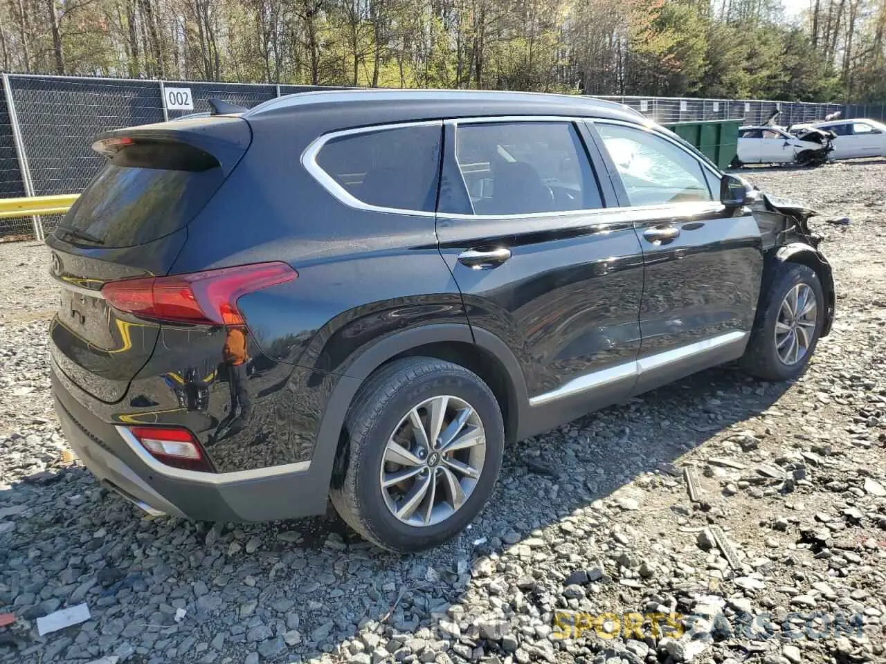 3 fotografías del automóvil dañado 5NMS33ADXLH203873 HYUNDAI SANTA FE 2020