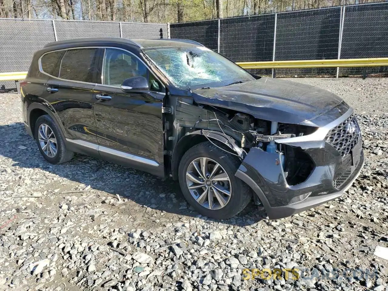 4 fotografías del automóvil dañado 5NMS33ADXLH203873 HYUNDAI SANTA FE 2020