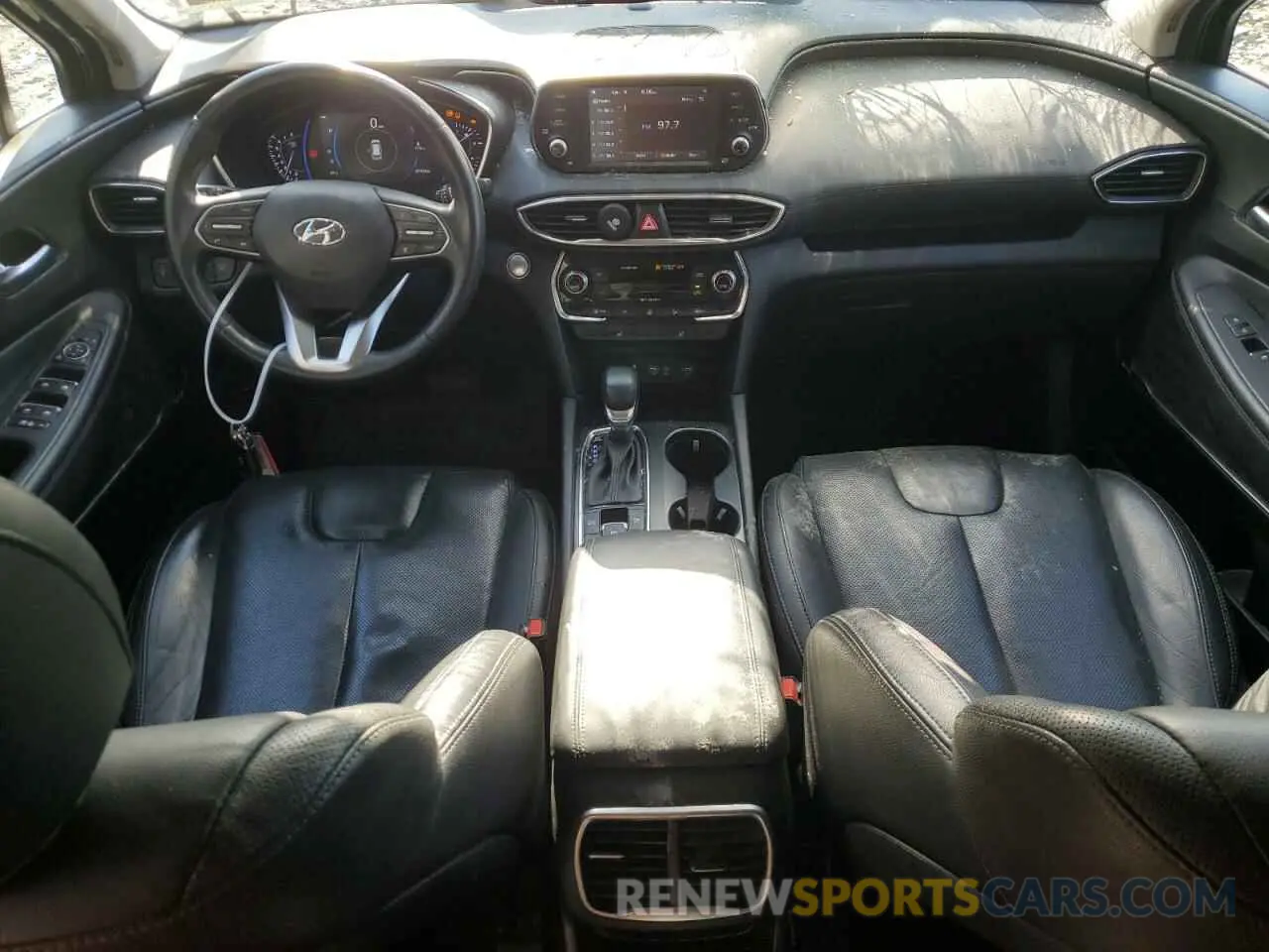 8 fotografías del automóvil dañado 5NMS33ADXLH203873 HYUNDAI SANTA FE 2020