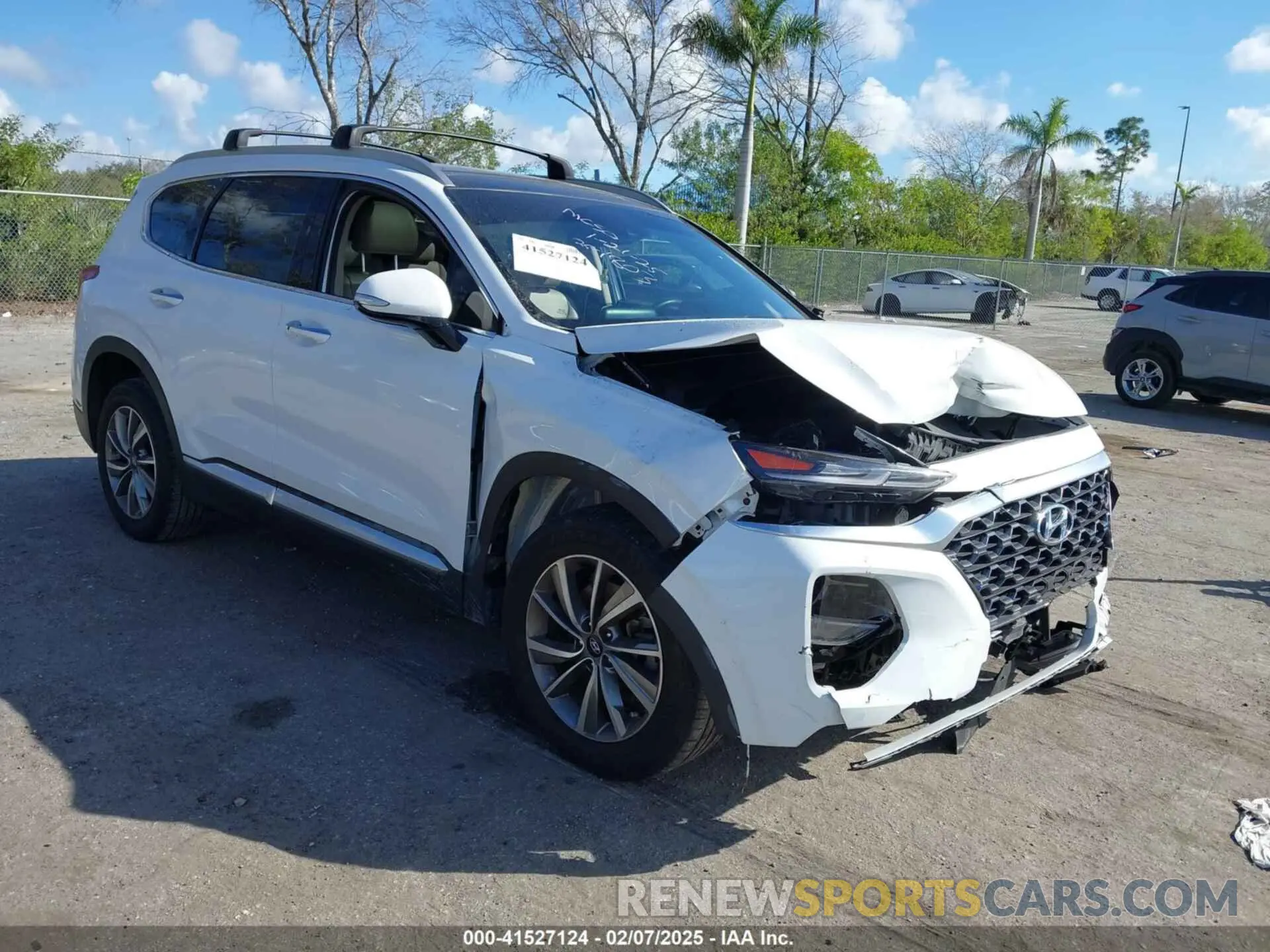 1 fotografías del automóvil dañado 5NMS33ADXLH300457 HYUNDAI SANTA FE 2020