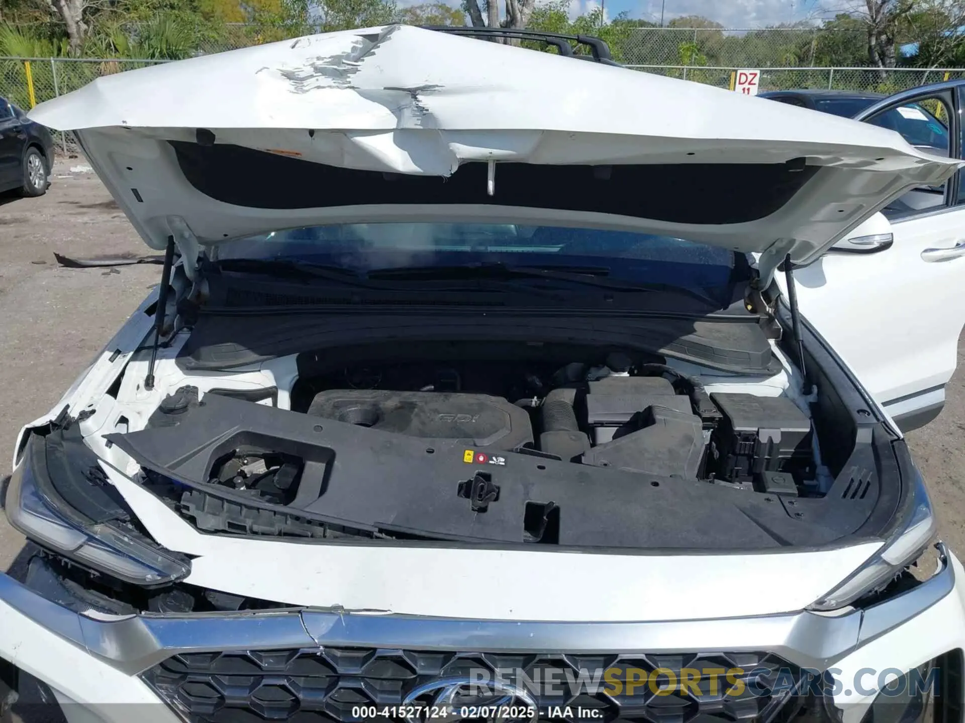 10 fotografías del automóvil dañado 5NMS33ADXLH300457 HYUNDAI SANTA FE 2020