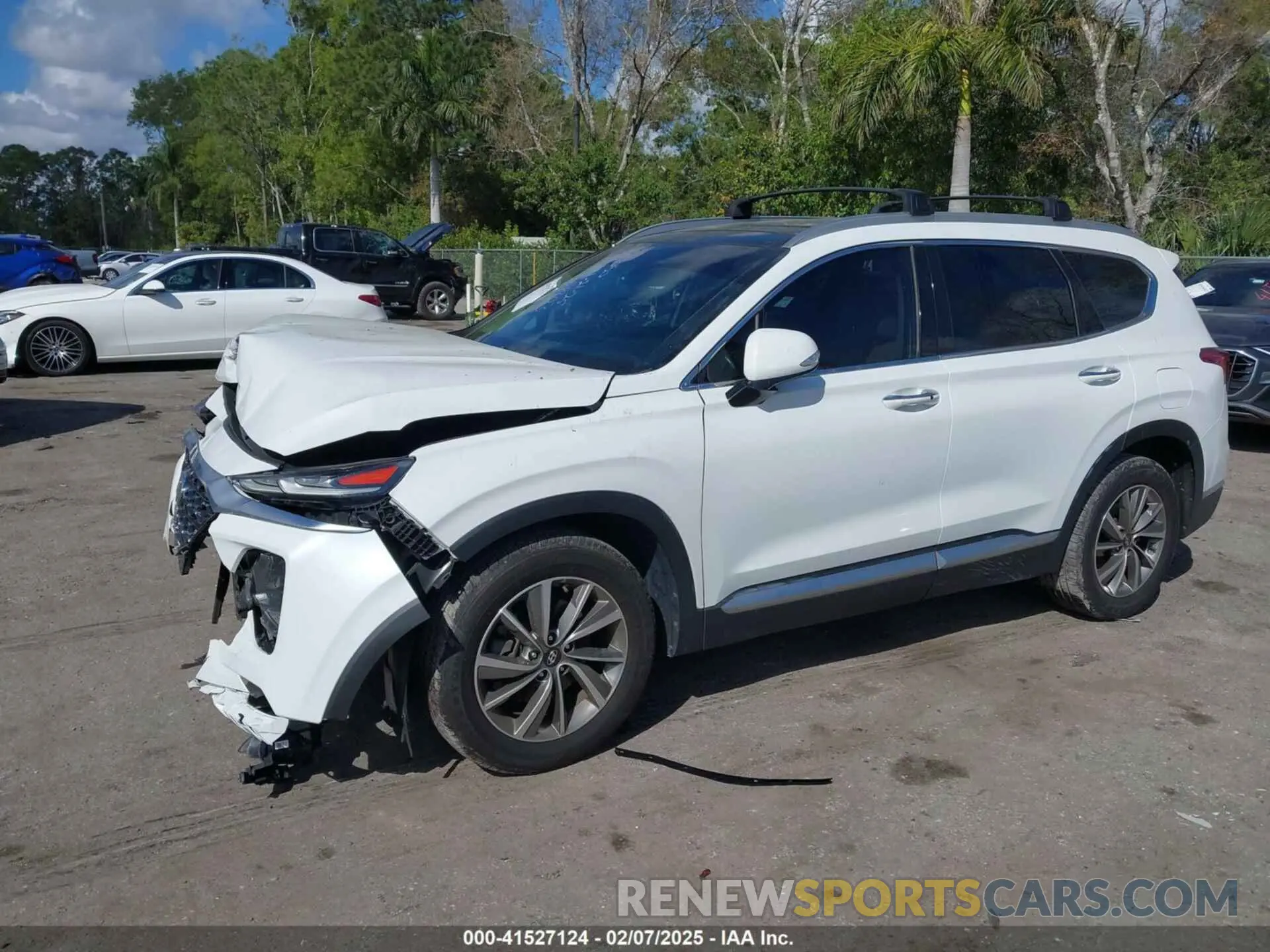 12 fotografías del automóvil dañado 5NMS33ADXLH300457 HYUNDAI SANTA FE 2020
