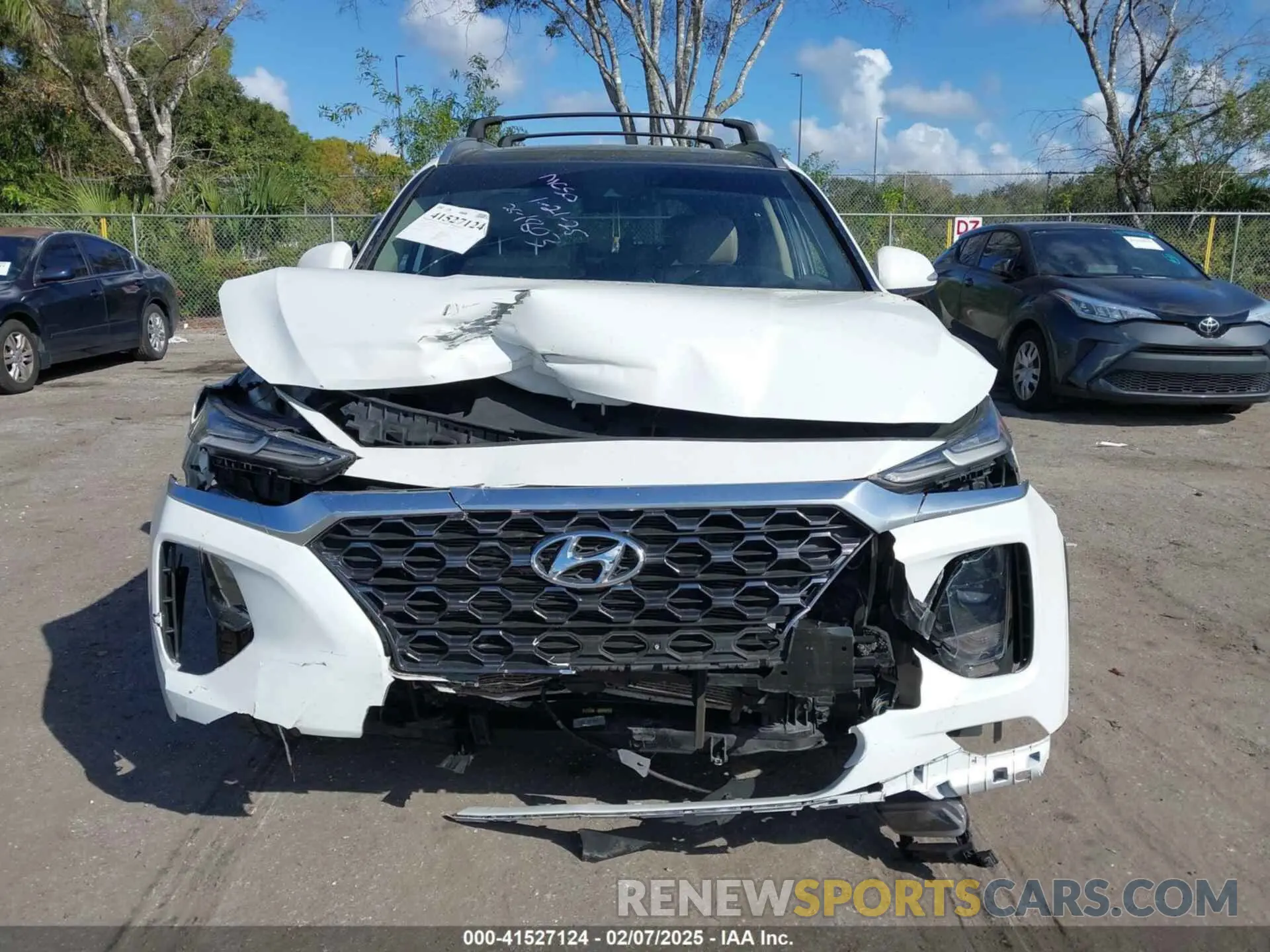 13 fotografías del automóvil dañado 5NMS33ADXLH300457 HYUNDAI SANTA FE 2020