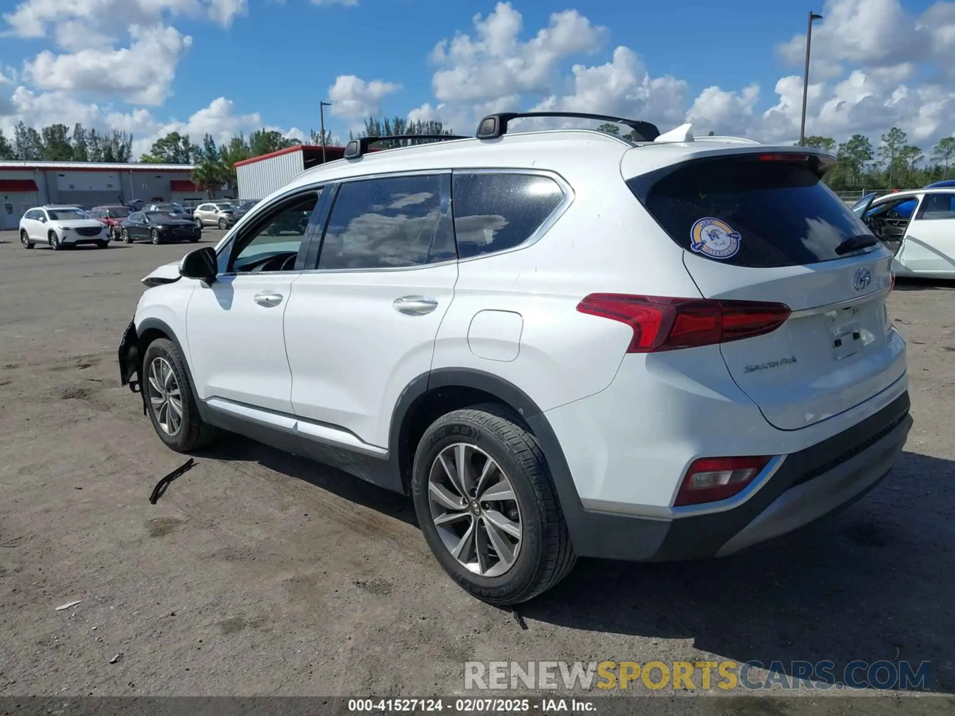 3 fotografías del automóvil dañado 5NMS33ADXLH300457 HYUNDAI SANTA FE 2020