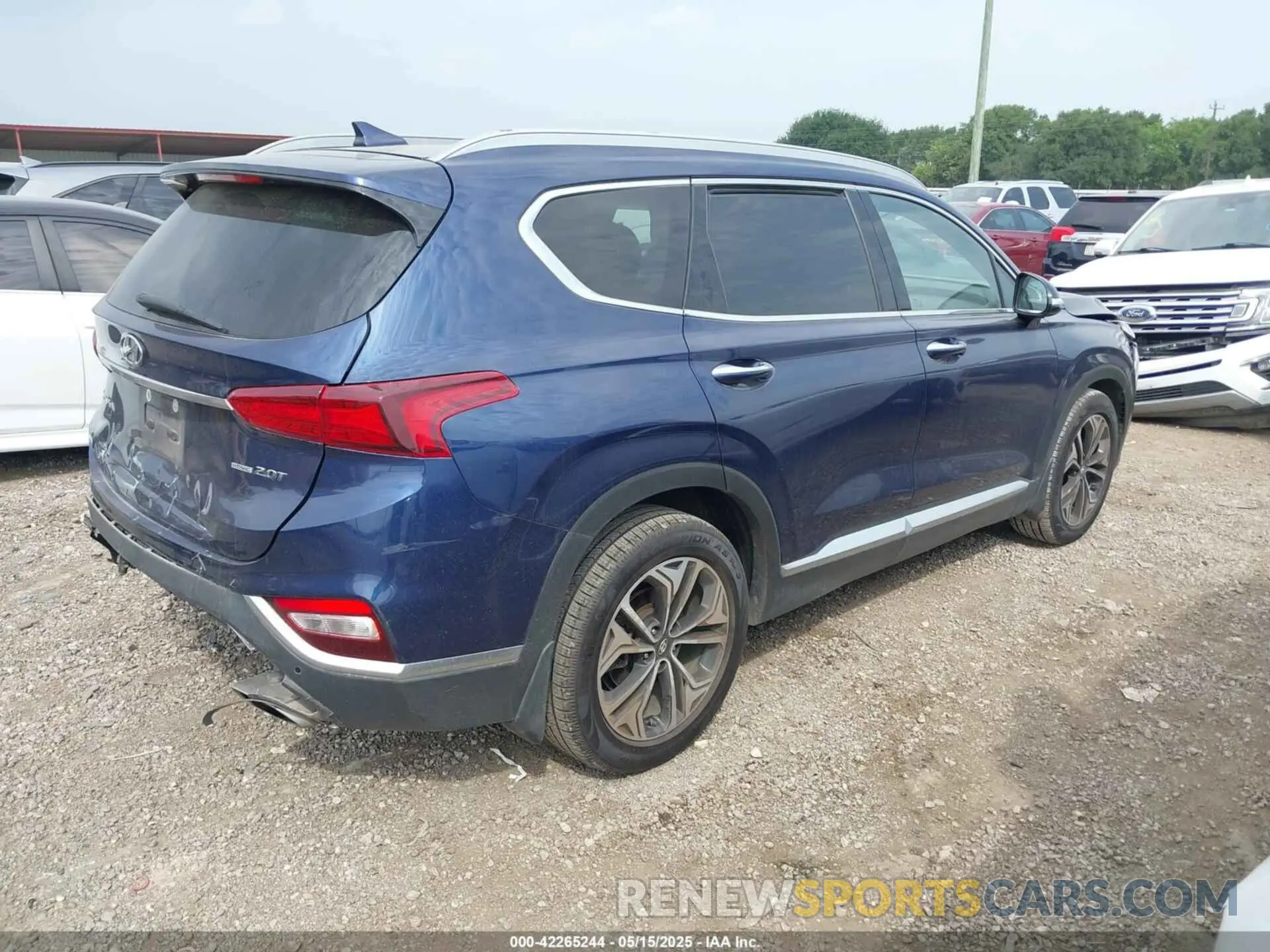 4 fotografías del automóvil dañado 5NMS3CAA2LH271137 HYUNDAI SANTA FE 2020