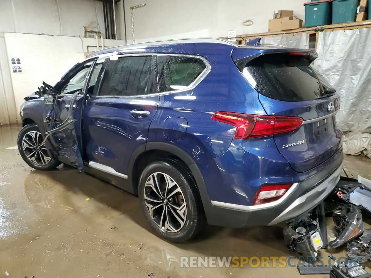 2 fotografías del automóvil dañado 5NMS3CAA6LH207246 HYUNDAI SANTA FE 2020