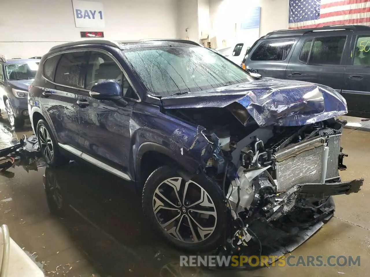 4 fotografías del automóvil dañado 5NMS3CAA6LH207246 HYUNDAI SANTA FE 2020