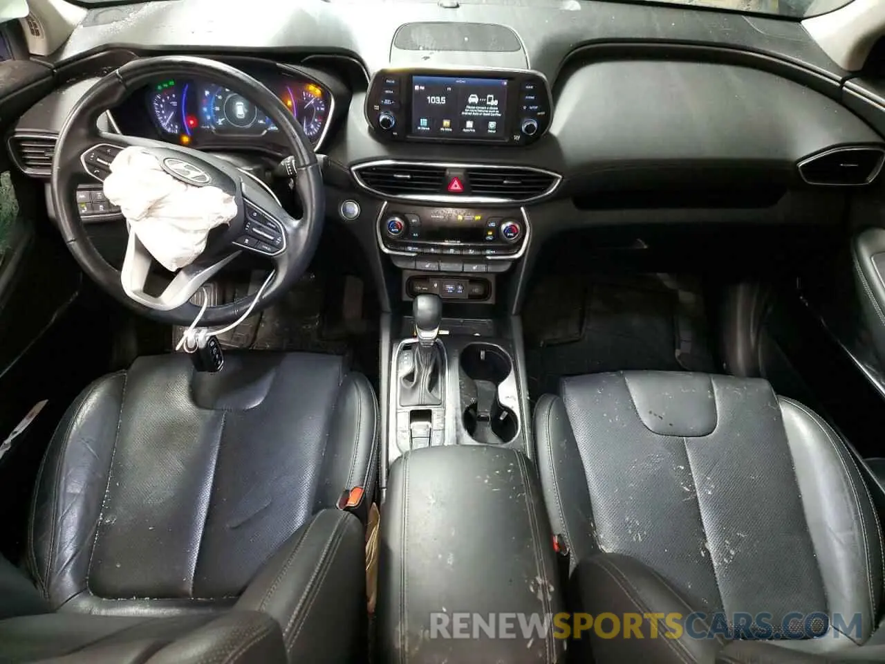 8 fotografías del automóvil dañado 5NMS3CAA6LH207246 HYUNDAI SANTA FE 2020