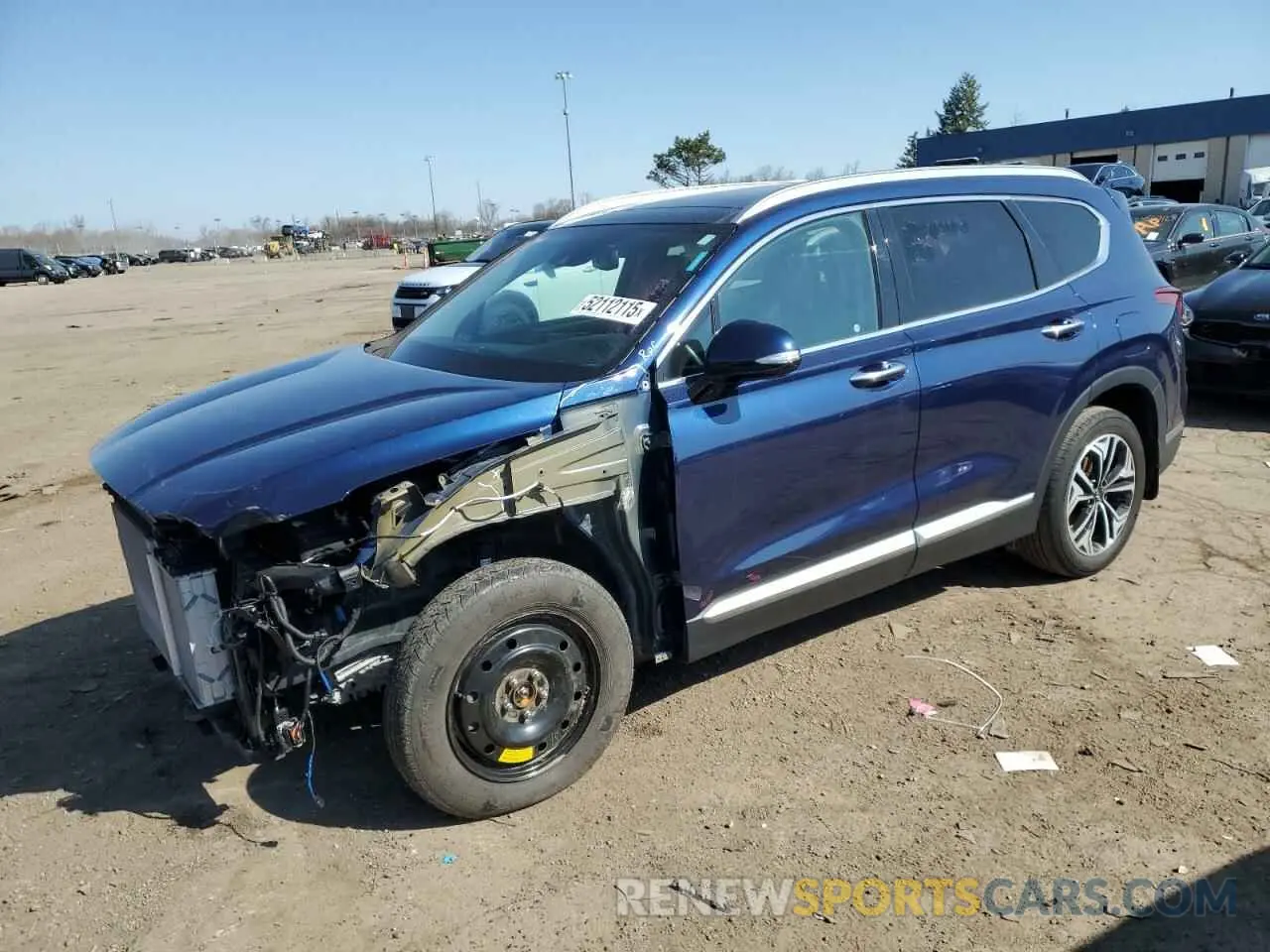 1 fotografías del automóvil dañado 5NMS3CAAXLH231226 HYUNDAI SANTA FE 2020
