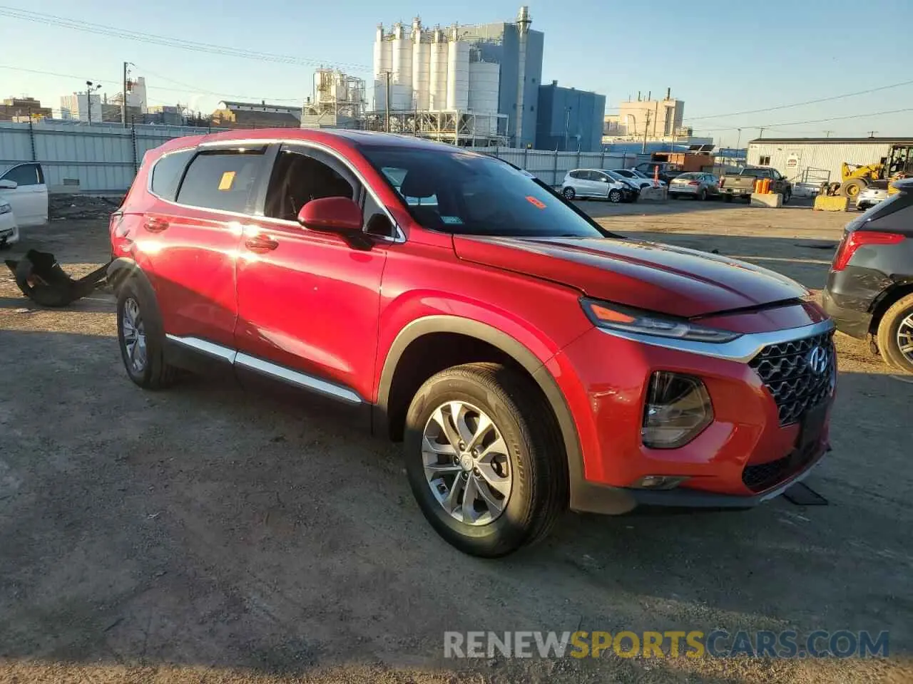 4 fotografías del automóvil dañado 5NMS3CAD0LH196495 HYUNDAI SANTA FE 2020