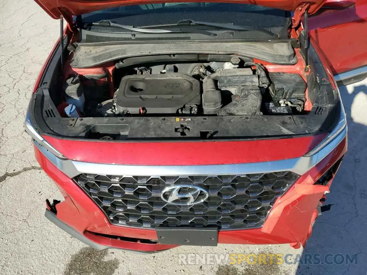 14 fotografías del automóvil dañado 5NMS3CAD0LH231987 HYUNDAI SANTA FE 2020