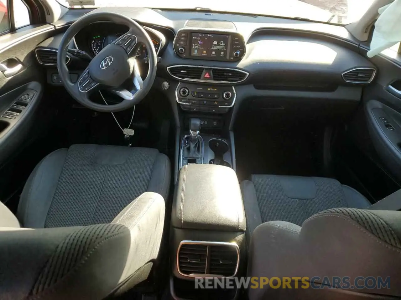 8 fotografías del automóvil dañado 5NMS3CAD0LH231987 HYUNDAI SANTA FE 2020