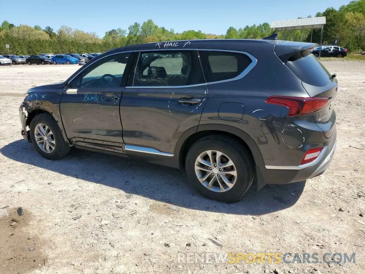 2 fotografías del automóvil dañado 5NMS3CAD0LH235408 HYUNDAI SANTA FE 2020