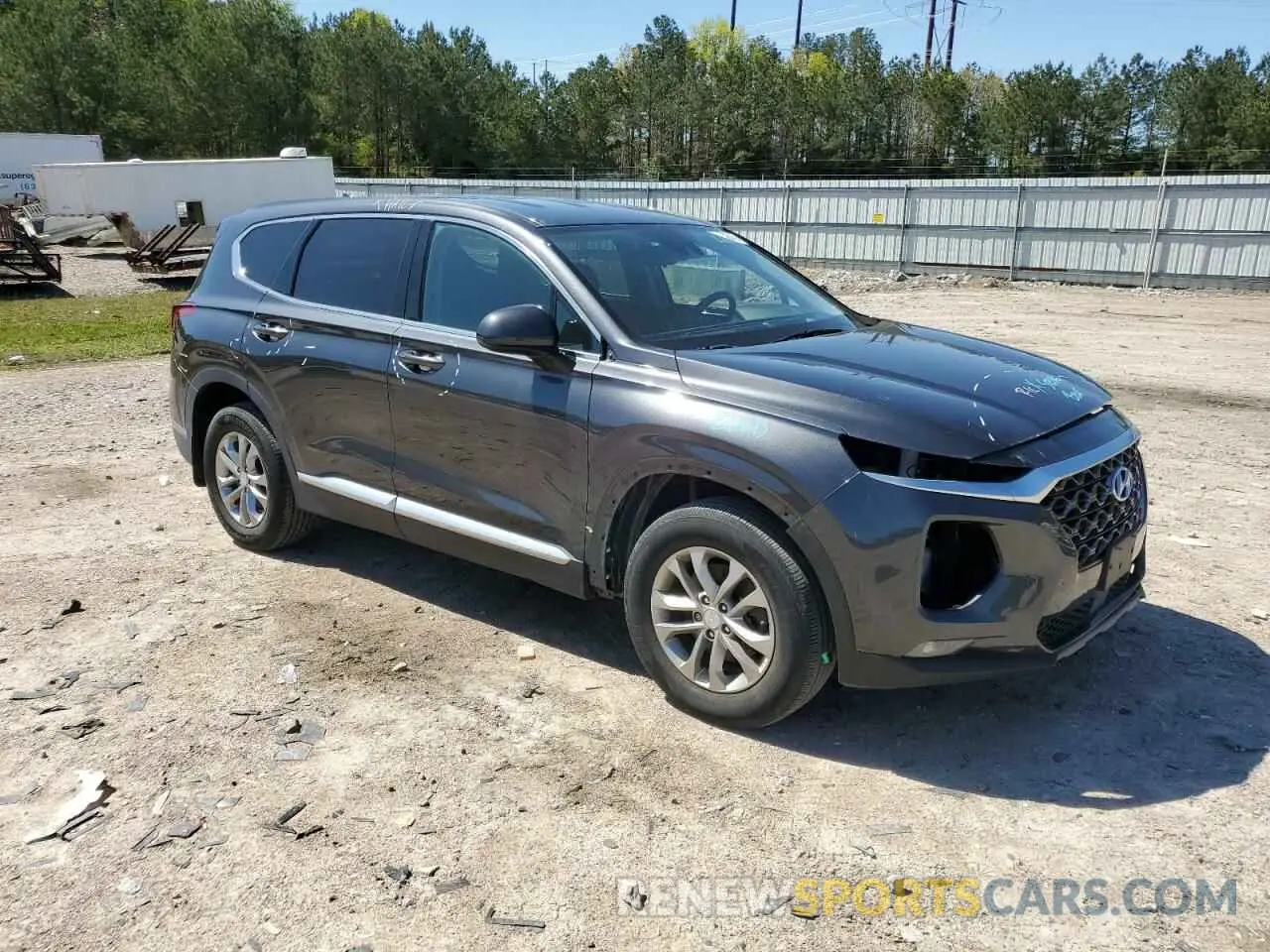 4 fotografías del automóvil dañado 5NMS3CAD0LH235408 HYUNDAI SANTA FE 2020