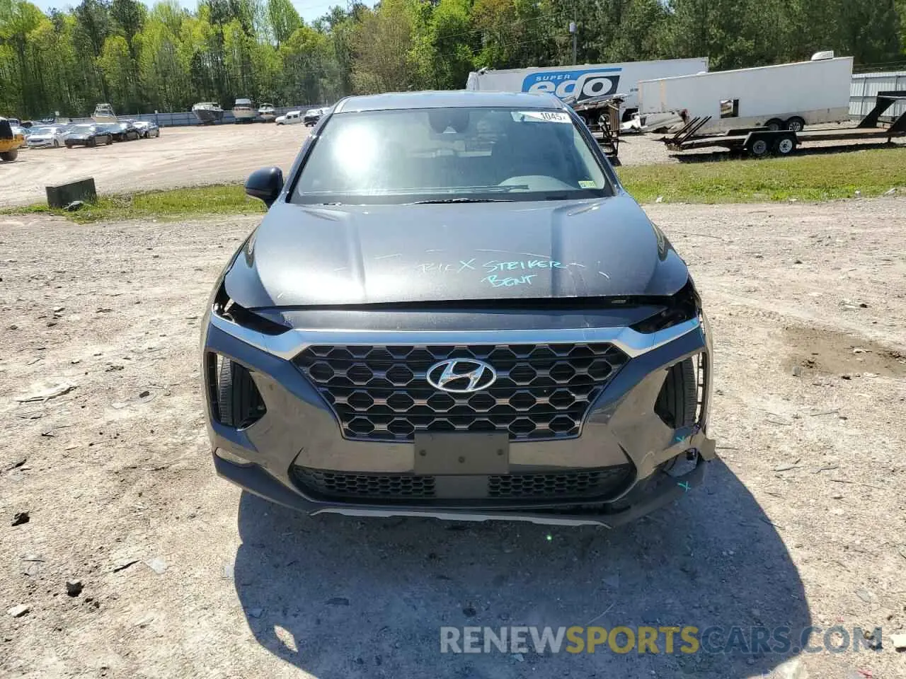 5 fotografías del automóvil dañado 5NMS3CAD0LH235408 HYUNDAI SANTA FE 2020