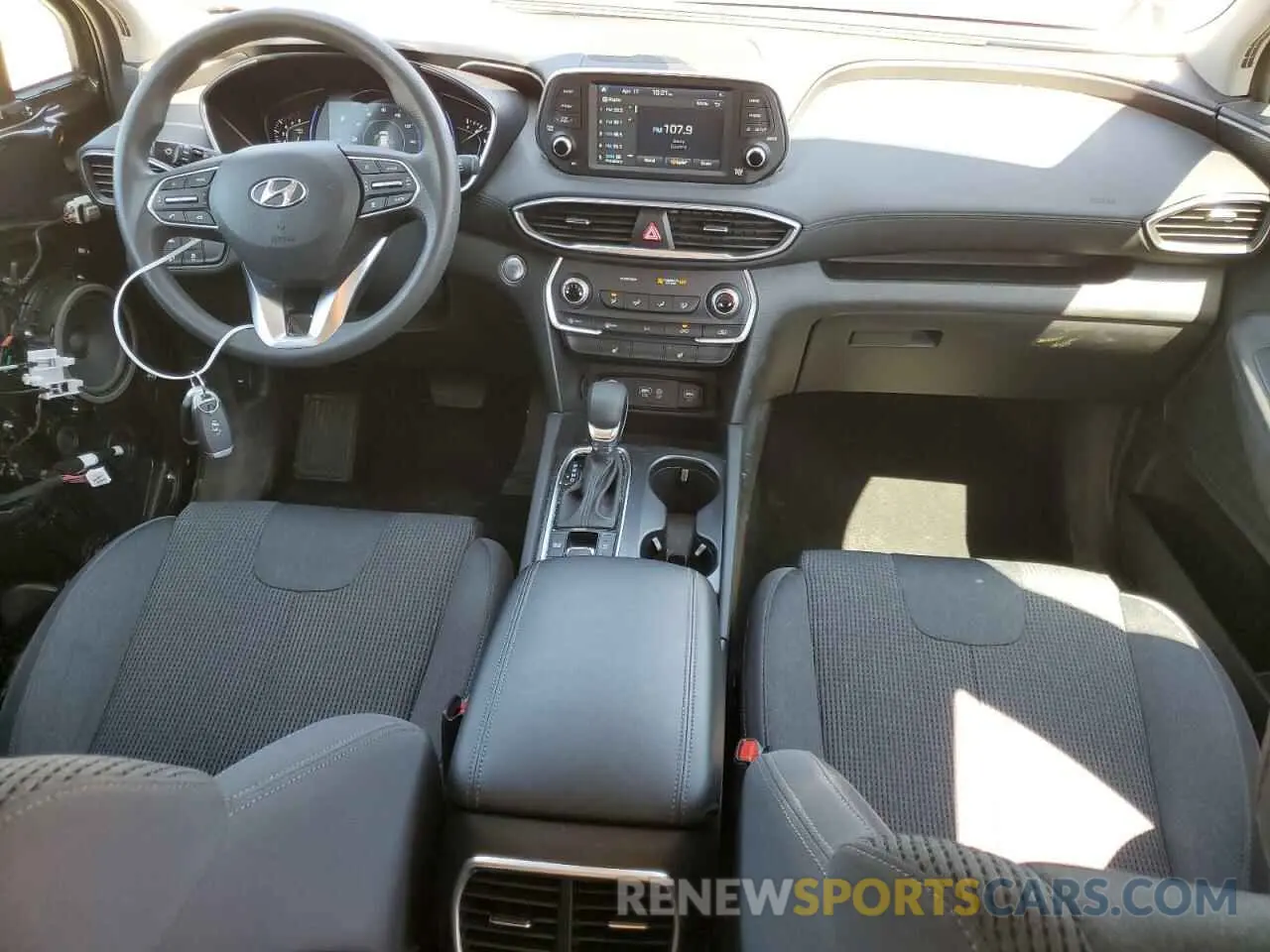 8 fotografías del automóvil dañado 5NMS3CAD0LH235408 HYUNDAI SANTA FE 2020