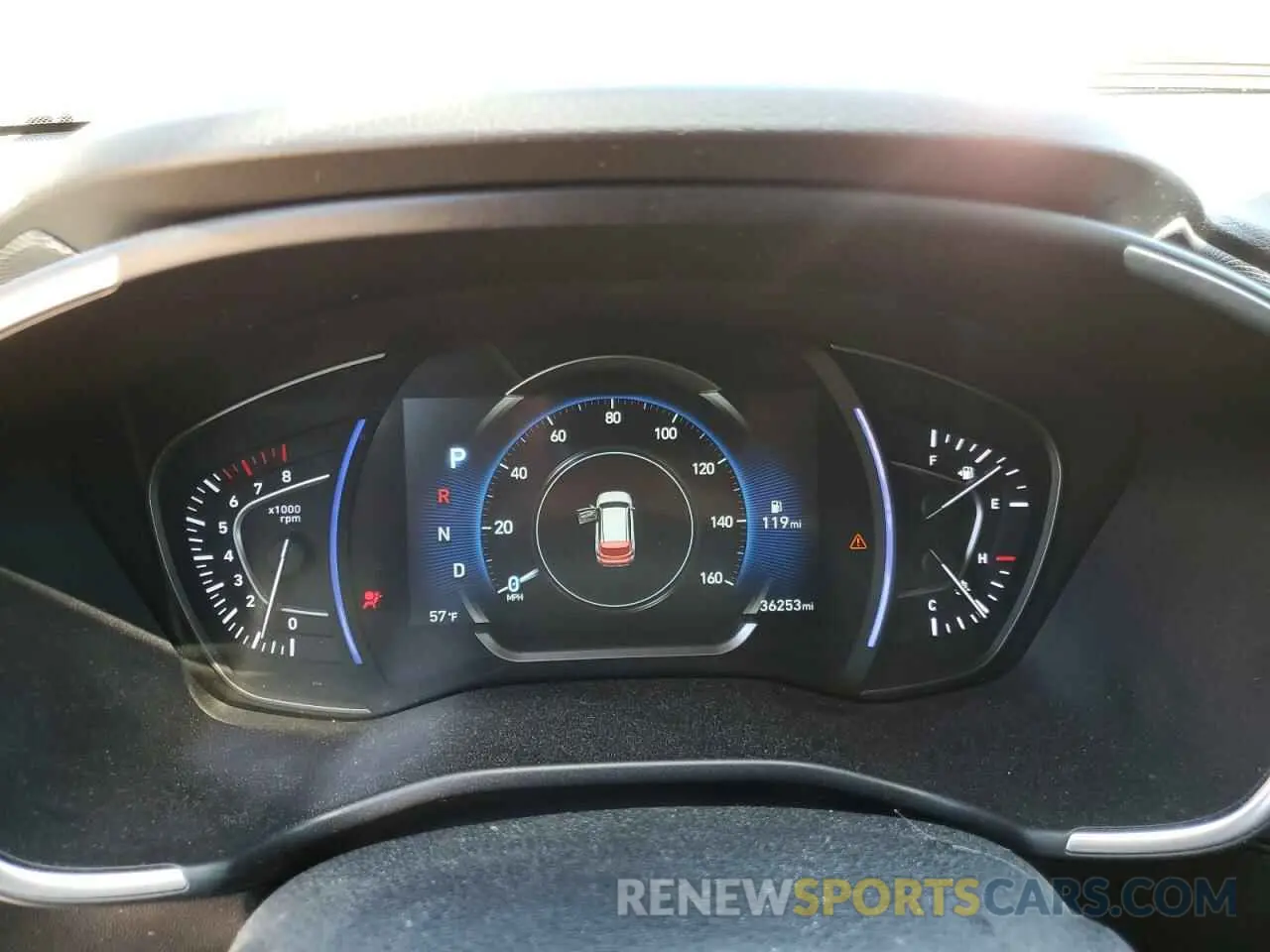 9 fotografías del automóvil dañado 5NMS3CAD0LH235408 HYUNDAI SANTA FE 2020