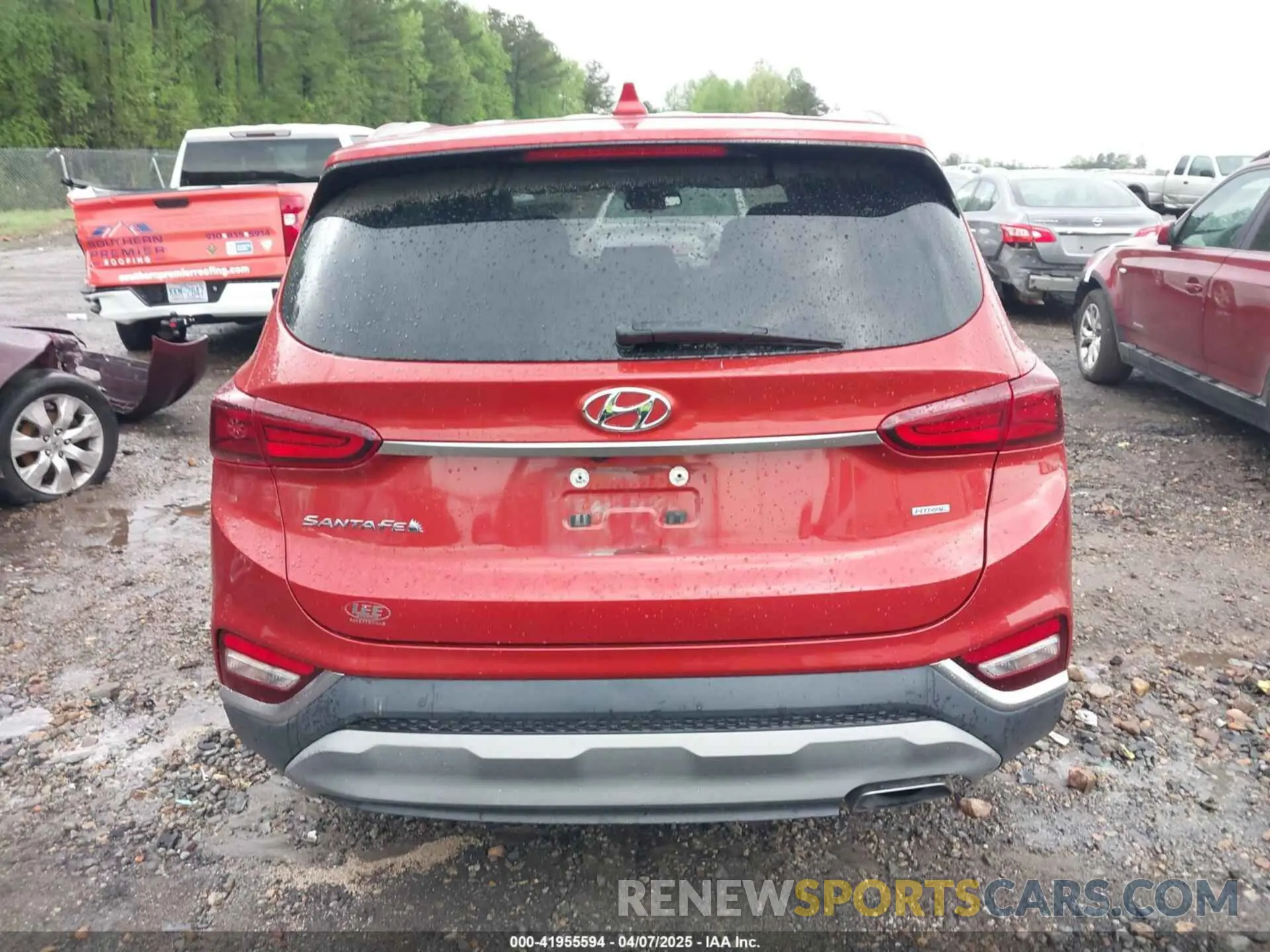 17 fotografías del automóvil dañado 5NMS3CAD0LH236168 HYUNDAI SANTA FE 2020