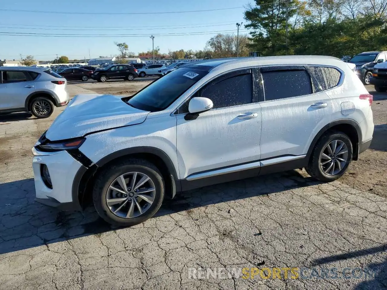 1 fotografías del automóvil dañado 5NMS3CAD0LH281174 HYUNDAI SANTA FE 2020