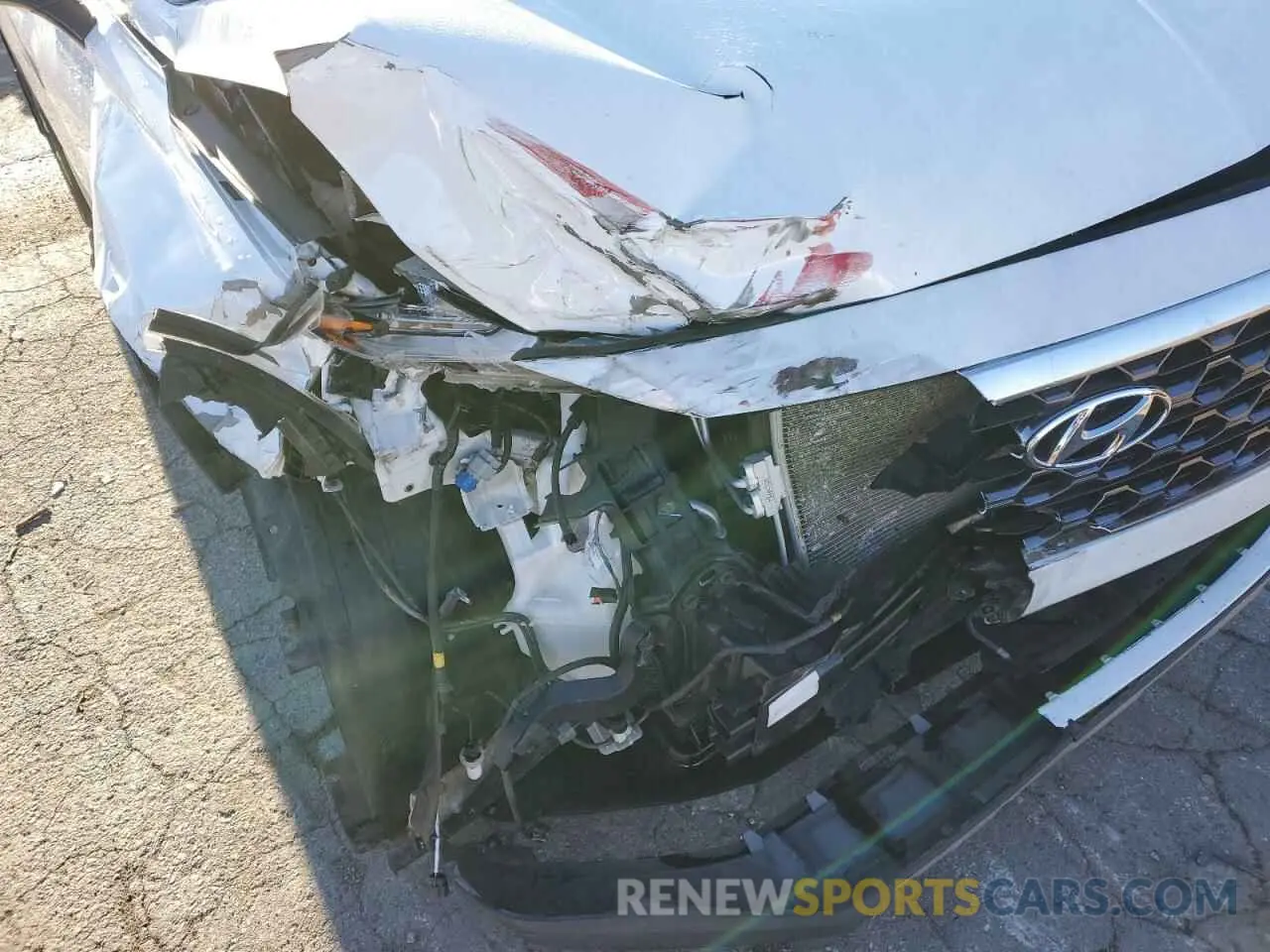 12 fotografías del automóvil dañado 5NMS3CAD0LH281174 HYUNDAI SANTA FE 2020