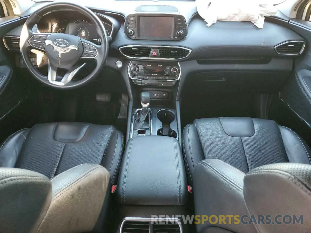 8 fotografías del automóvil dañado 5NMS3CAD0LH281174 HYUNDAI SANTA FE 2020