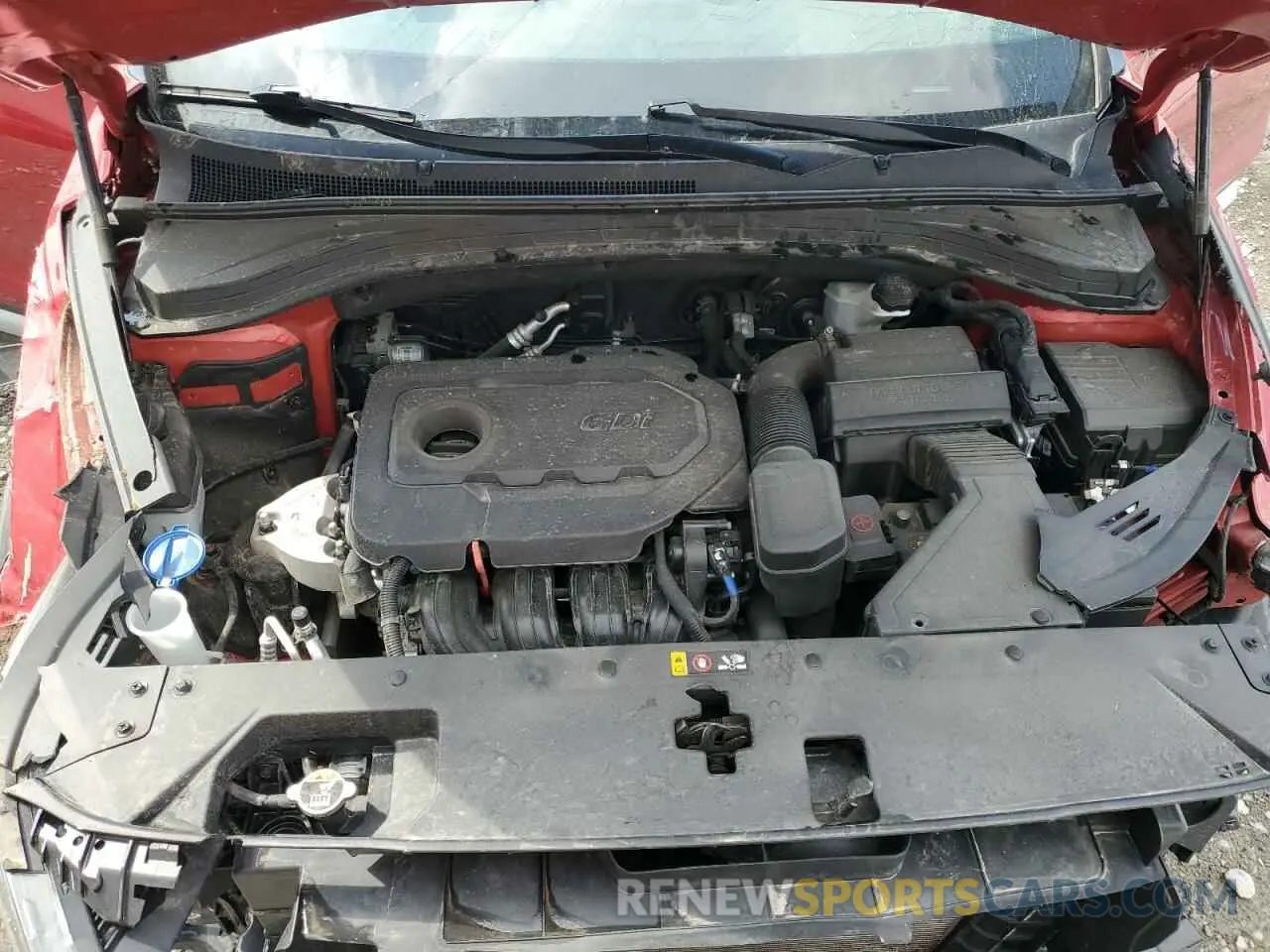 11 fotografías del automóvil dañado 5NMS3CAD0LH296578 HYUNDAI SANTA FE 2020