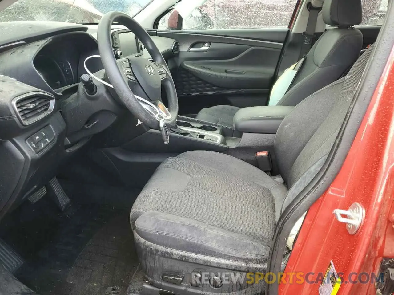 7 fotografías del automóvil dañado 5NMS3CAD0LH296578 HYUNDAI SANTA FE 2020