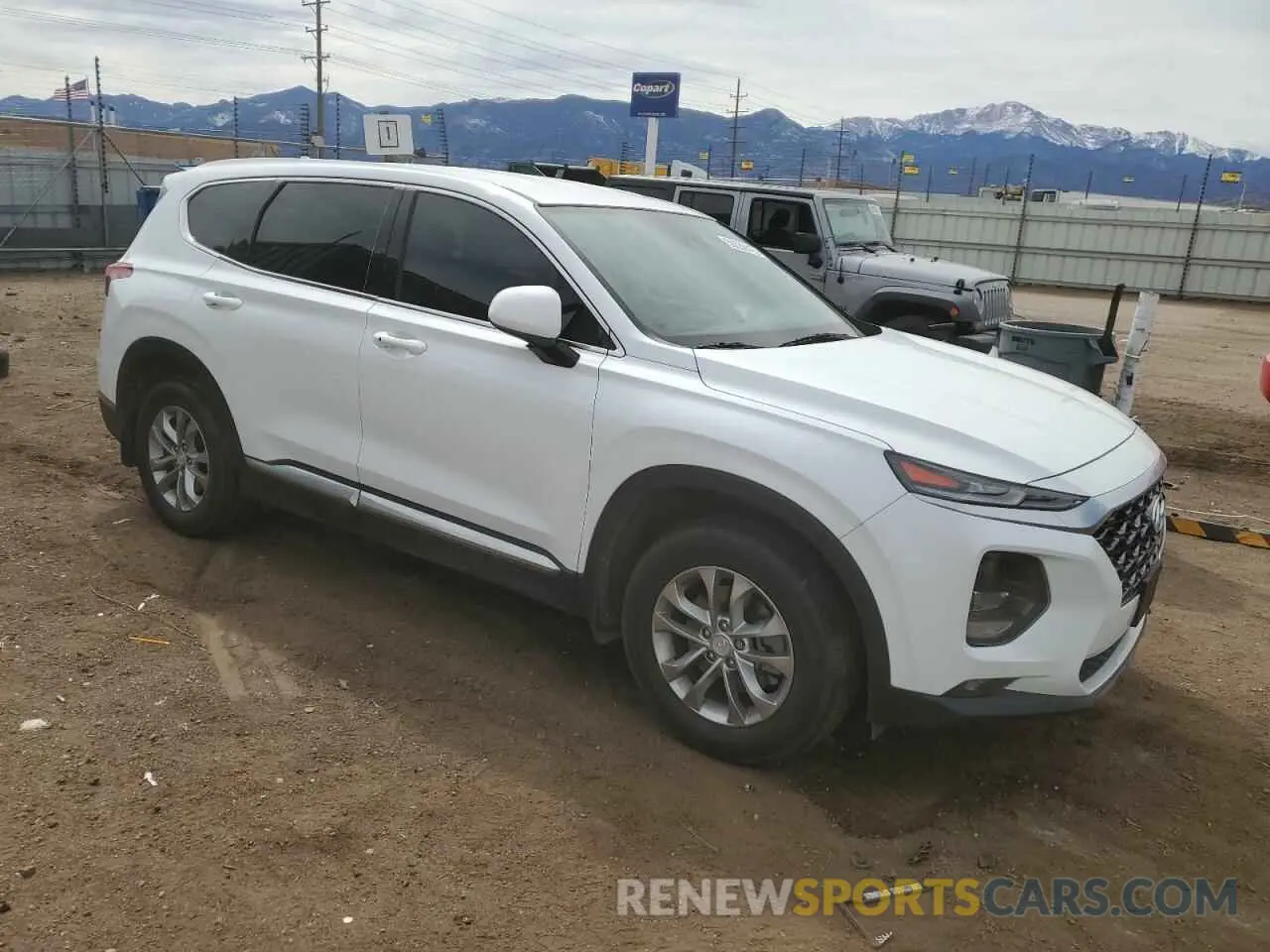 4 fotografías del automóvil dañado 5NMS3CAD1LH246529 HYUNDAI SANTA FE 2020
