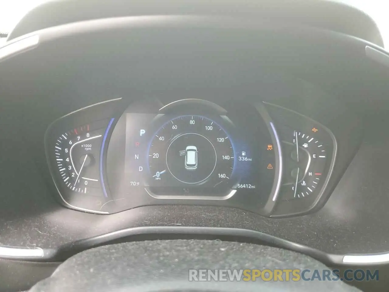 9 fotografías del automóvil dañado 5NMS3CAD1LH246529 HYUNDAI SANTA FE 2020