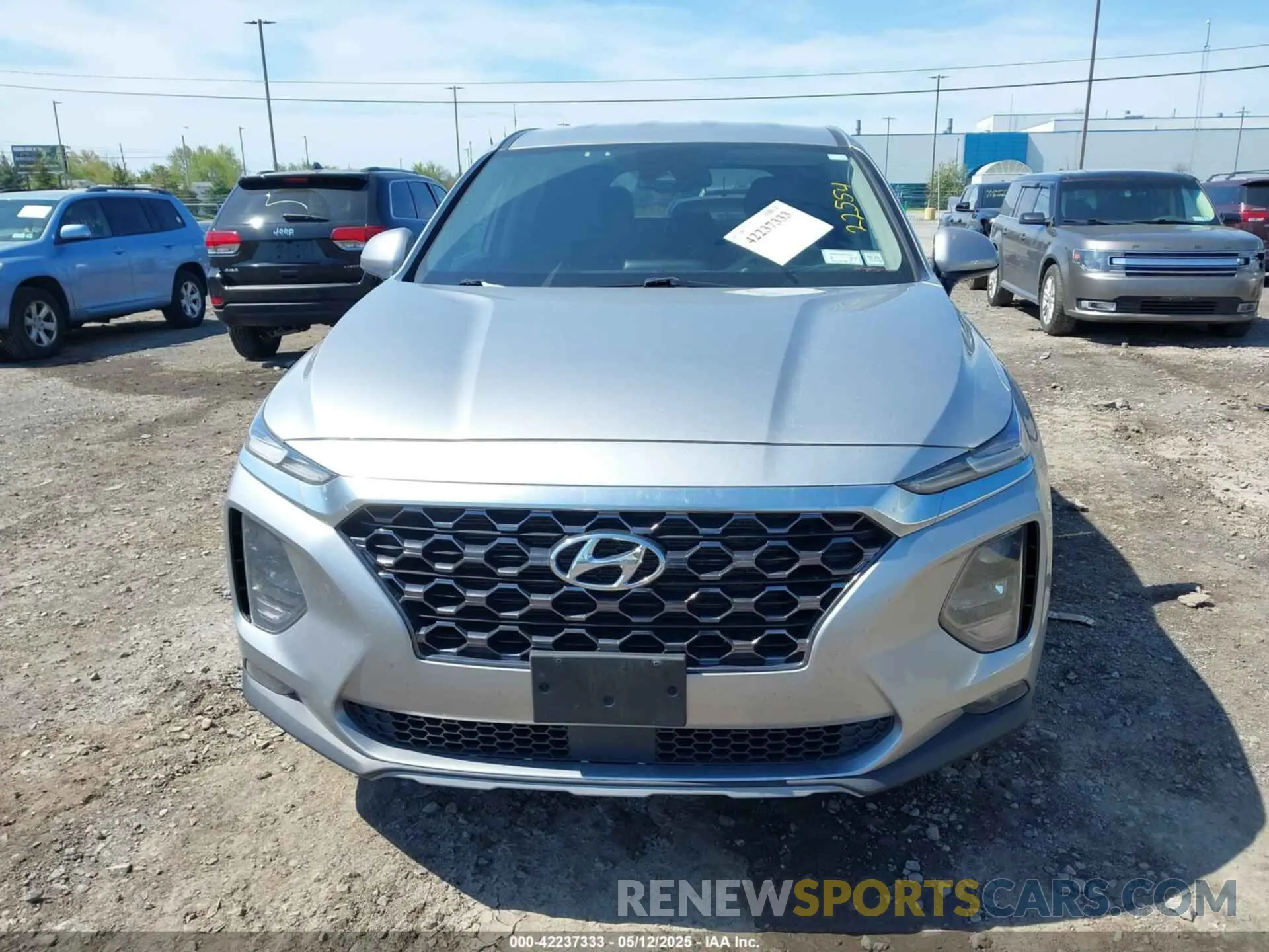 12 fotografías del automóvil dañado 5NMS3CAD1LH291969 HYUNDAI SANTA FE 2020