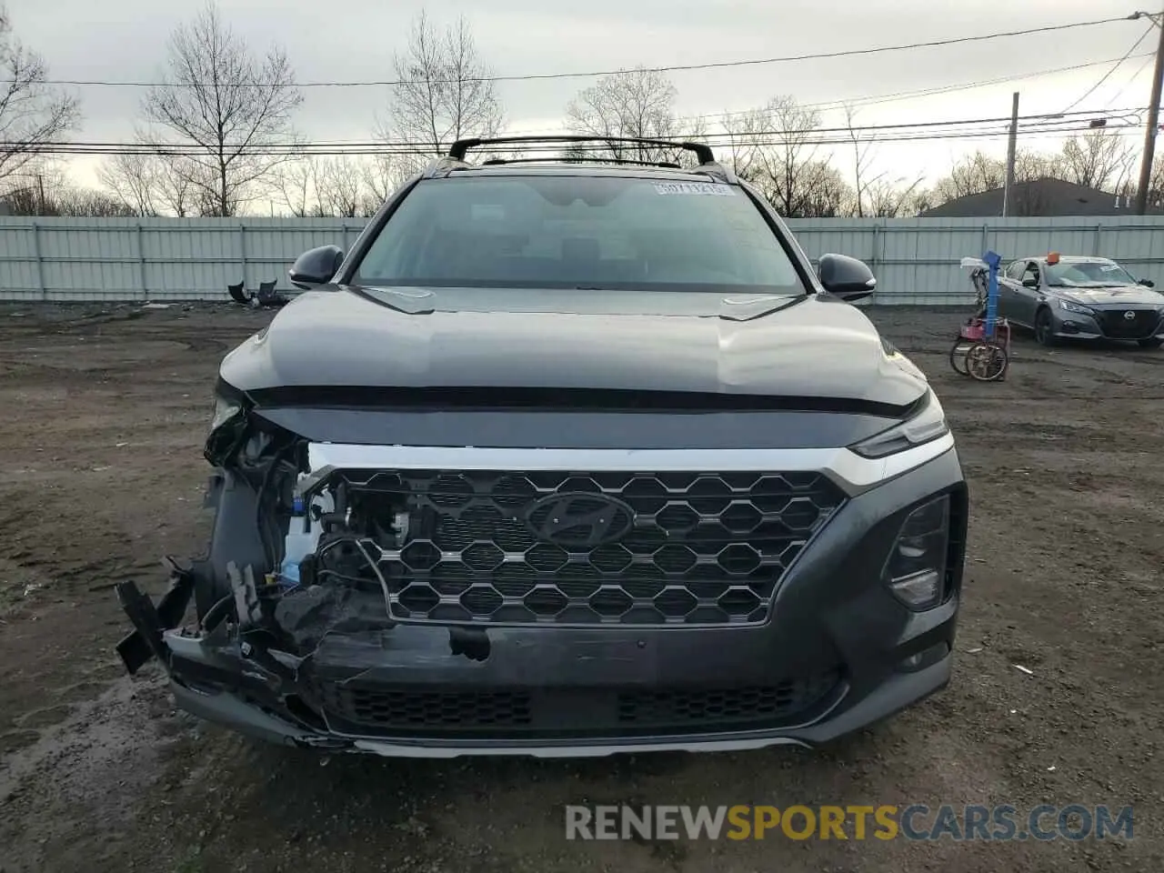 5 fotografías del automóvil dañado 5NMS3CAD2LH214835 HYUNDAI SANTA FE 2020
