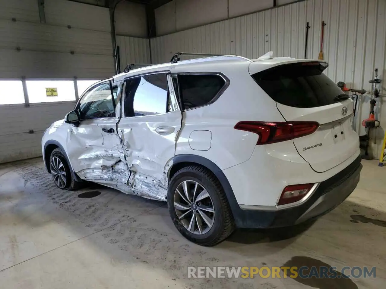 2 fotografías del automóvil dañado 5NMS3CAD2LH300288 HYUNDAI SANTA FE 2020