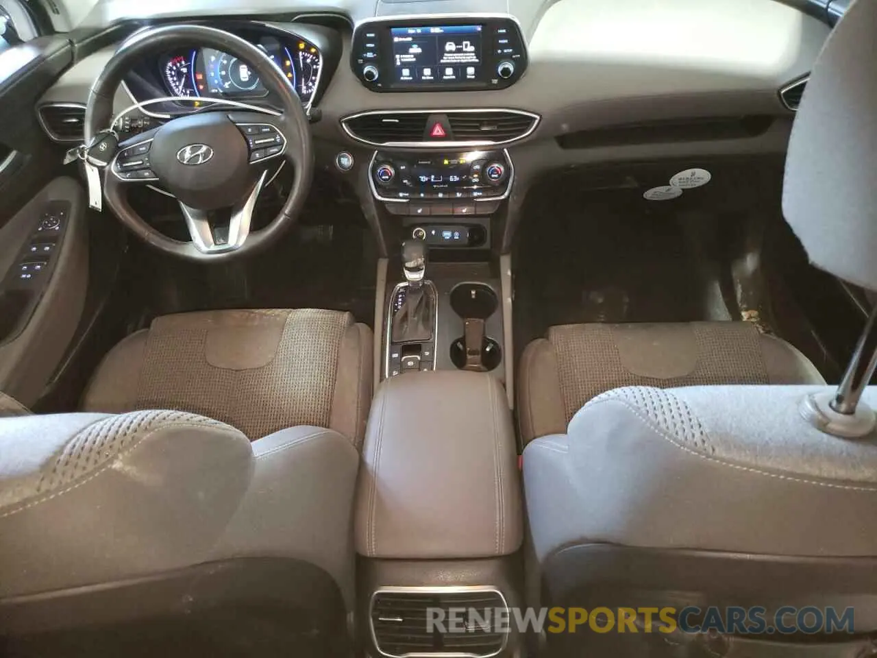 8 fotografías del automóvil dañado 5NMS3CAD2LH300288 HYUNDAI SANTA FE 2020