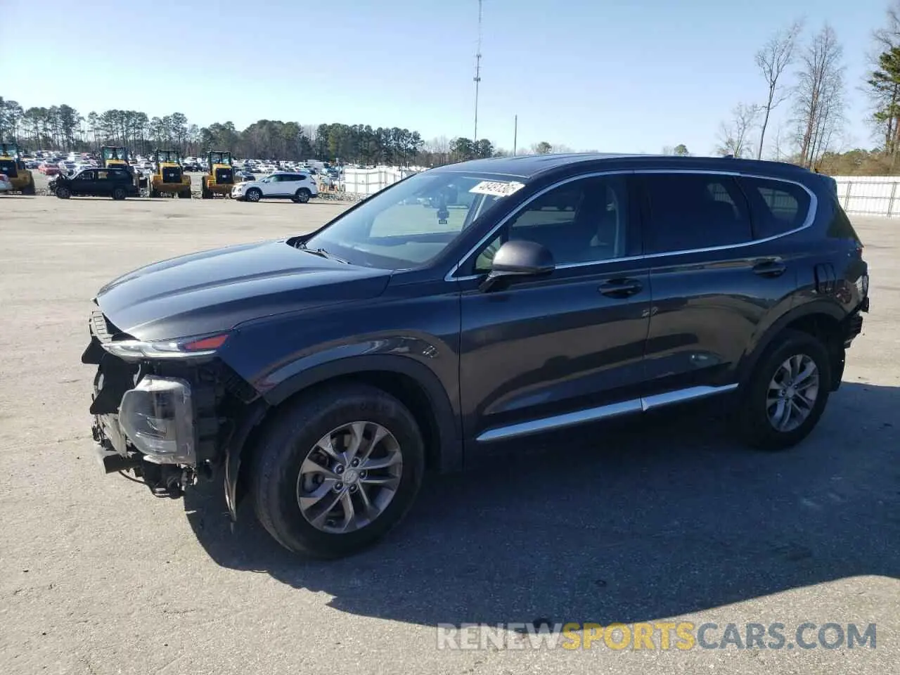 1 fotografías del automóvil dañado 5NMS3CAD3LH190304 HYUNDAI SANTA FE 2020